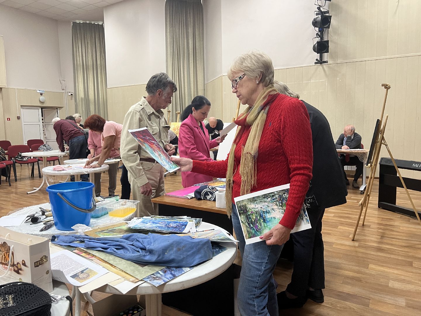 Химки, Активное долголетие, мастер-класс, художник, рисование