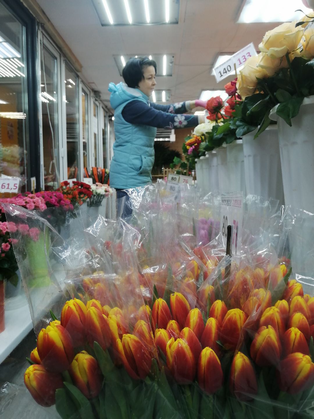 цветы, Протвино, 8 Марта