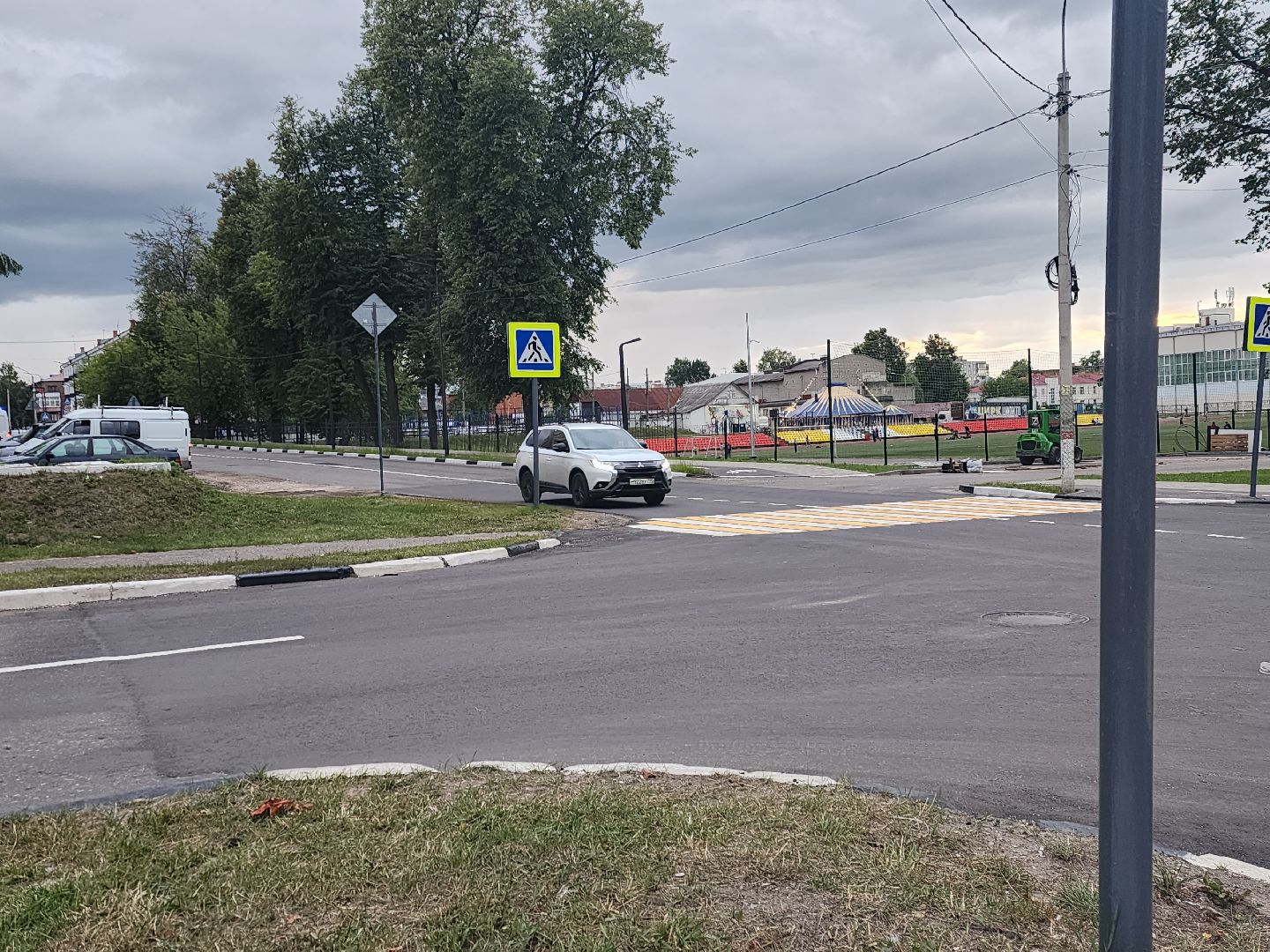 Павловский Посад, городской округ Павловский Посад, Дубрава, парк, дорога, благоустройство, ремонт, строительство