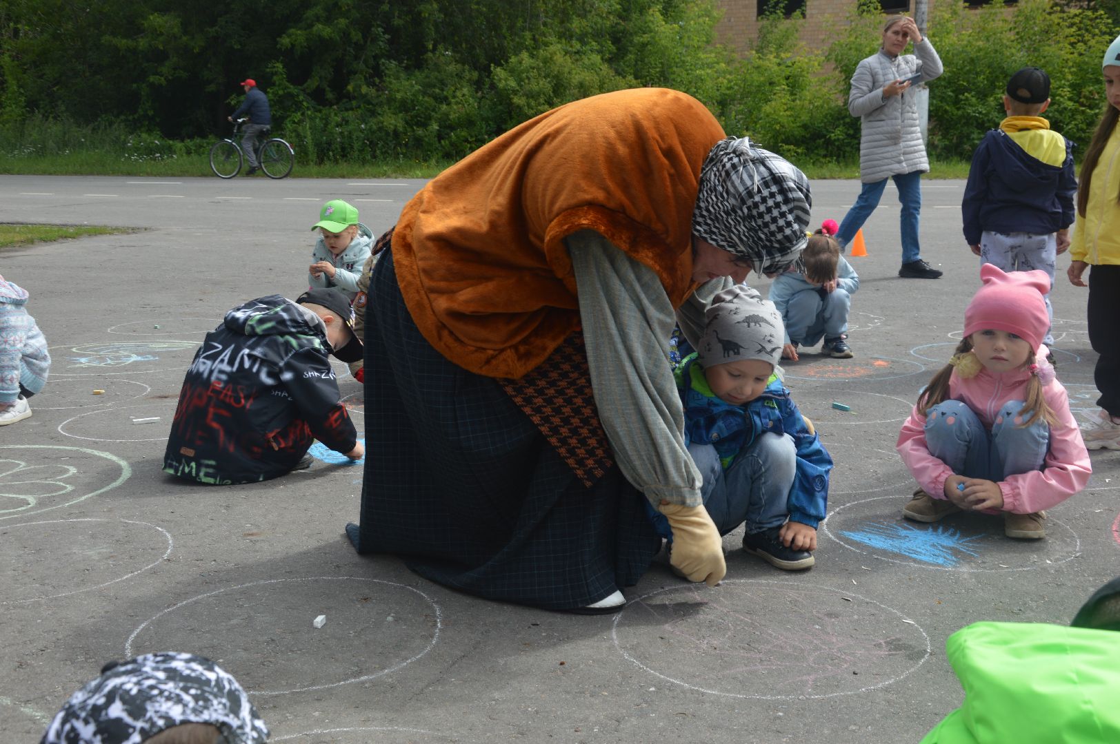 Шатура, Керва, Рисовали на асфальте, #ДК