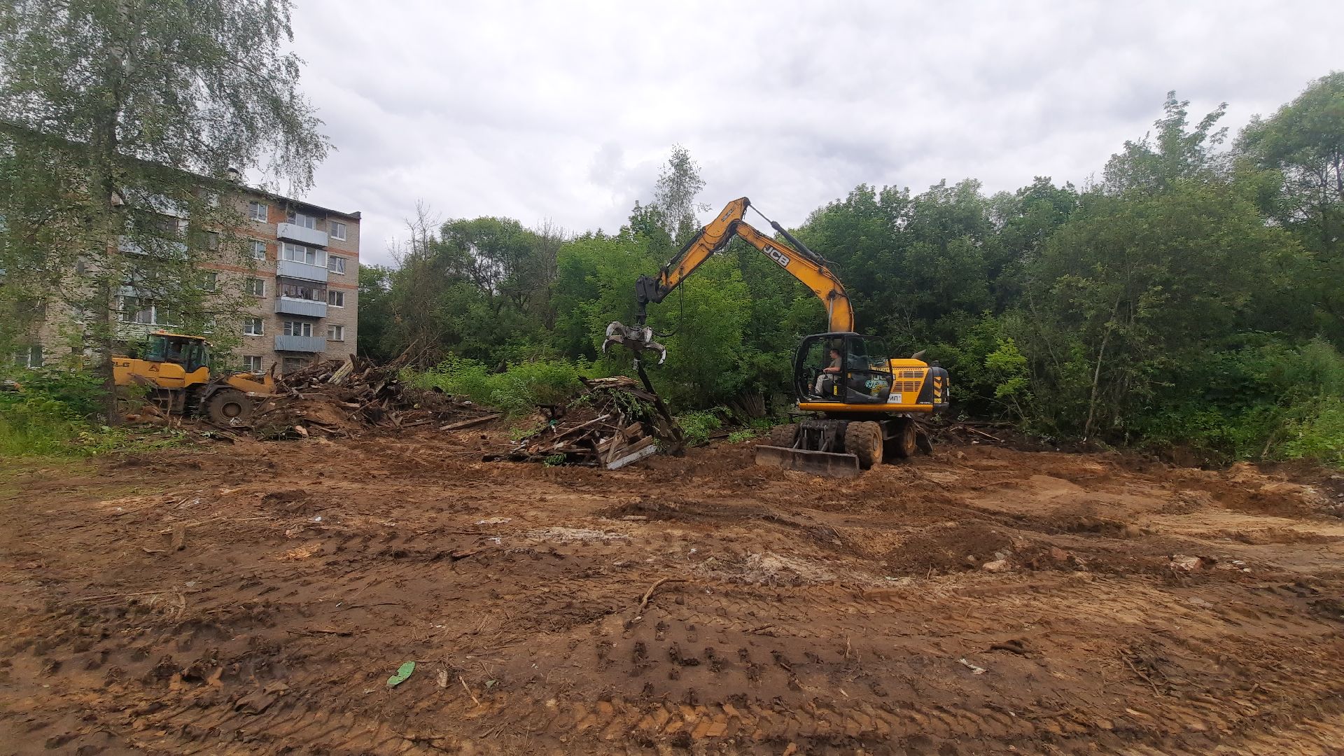 Шатура, Рошаль, снос сараев, благоустройство территории