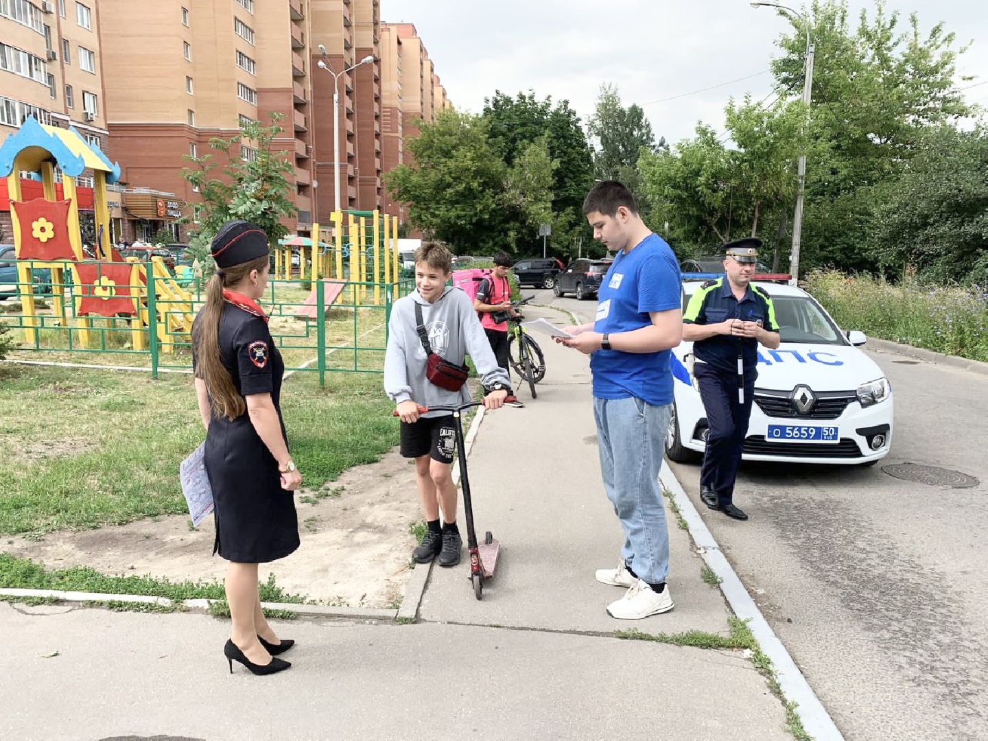 Домодедово, ГИБДД, ПДД, волонтеры, правила безопасности