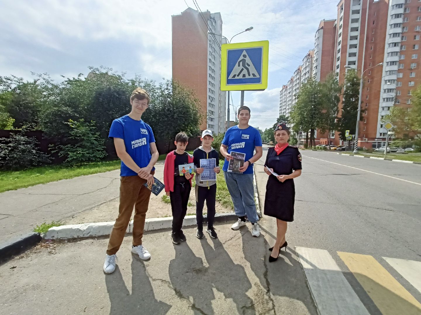 Домодедово, ГИБДД, ПДД, волонтеры, правила безопасности