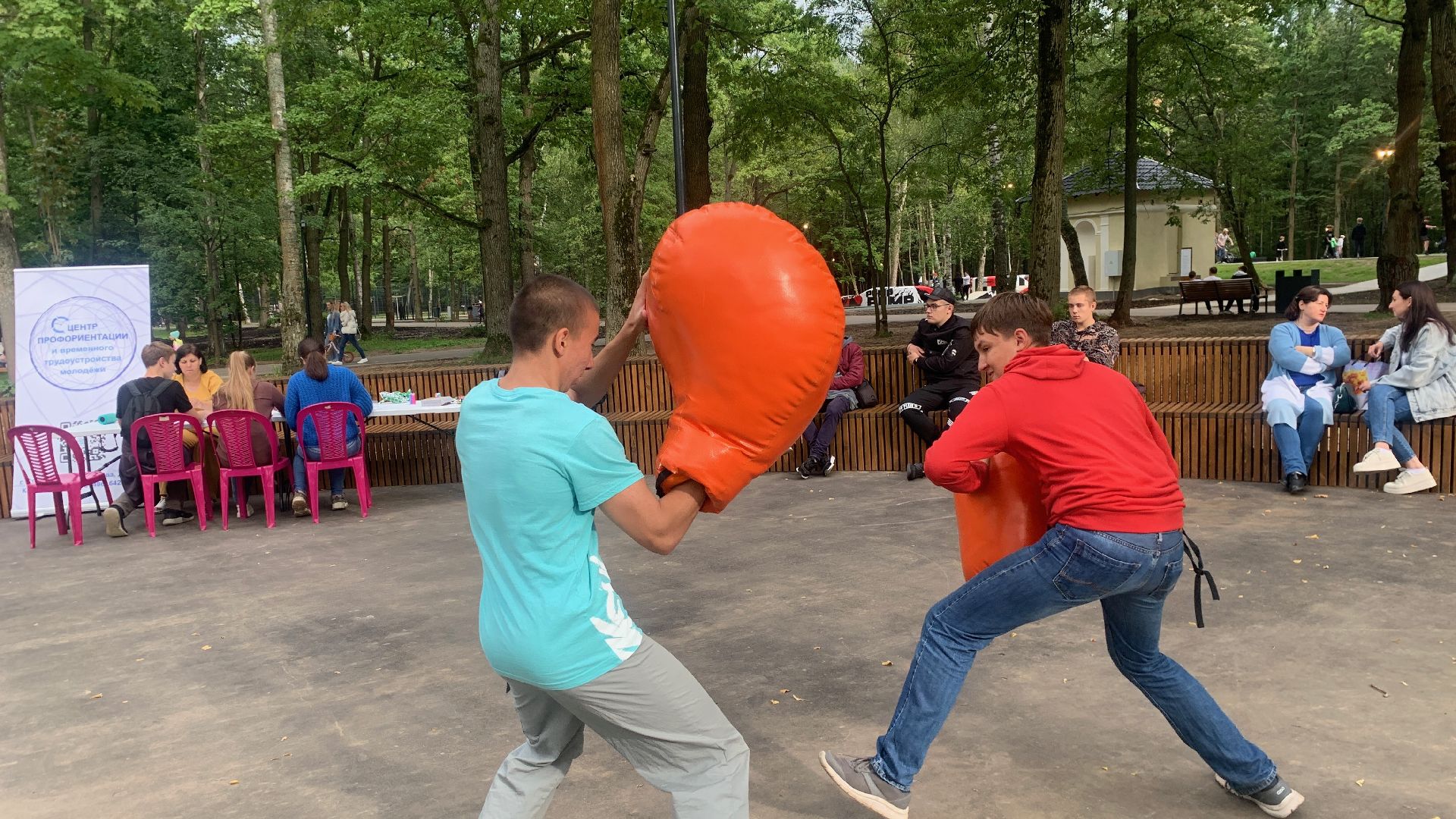 Ступино, парк островского, молодежное лето