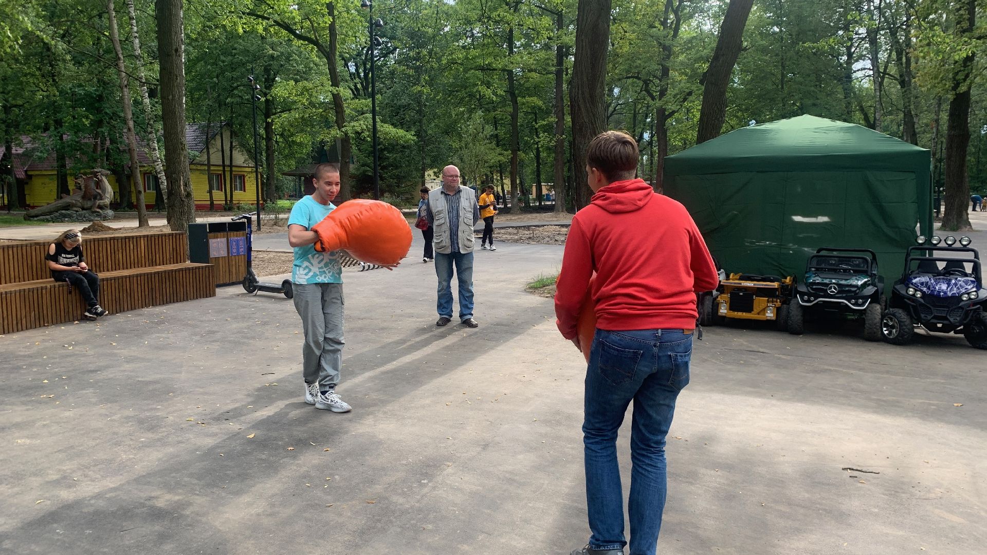 Ступино, парк островского, молодежное лето