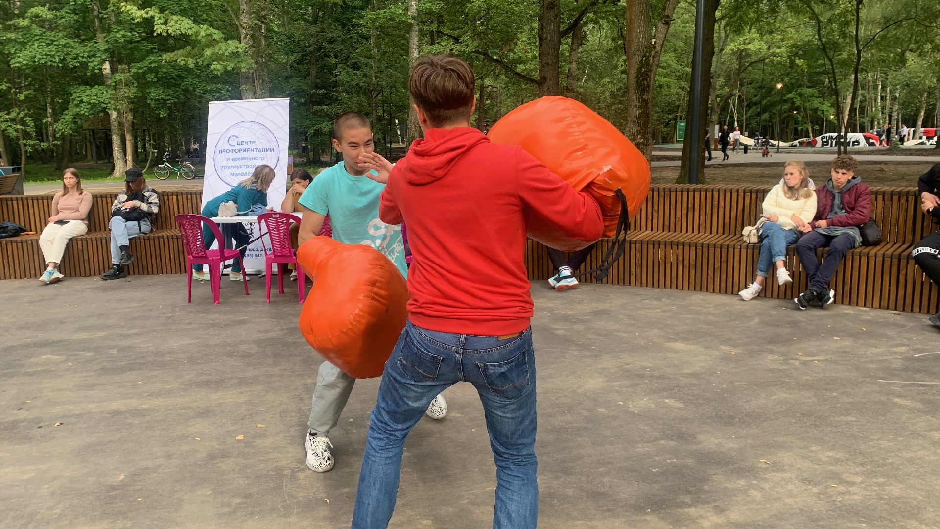 Ступино, парк островского, молодежное лето