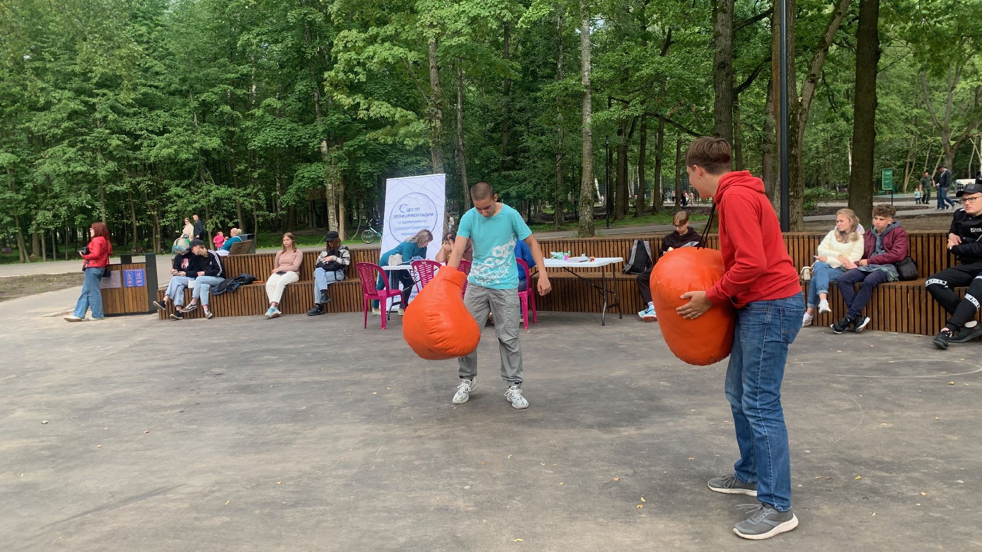 Ступино, парк островского, молодежное лето