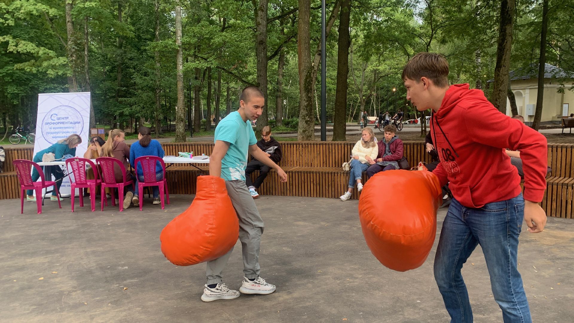 Ступино, парк островского, молодежное лето