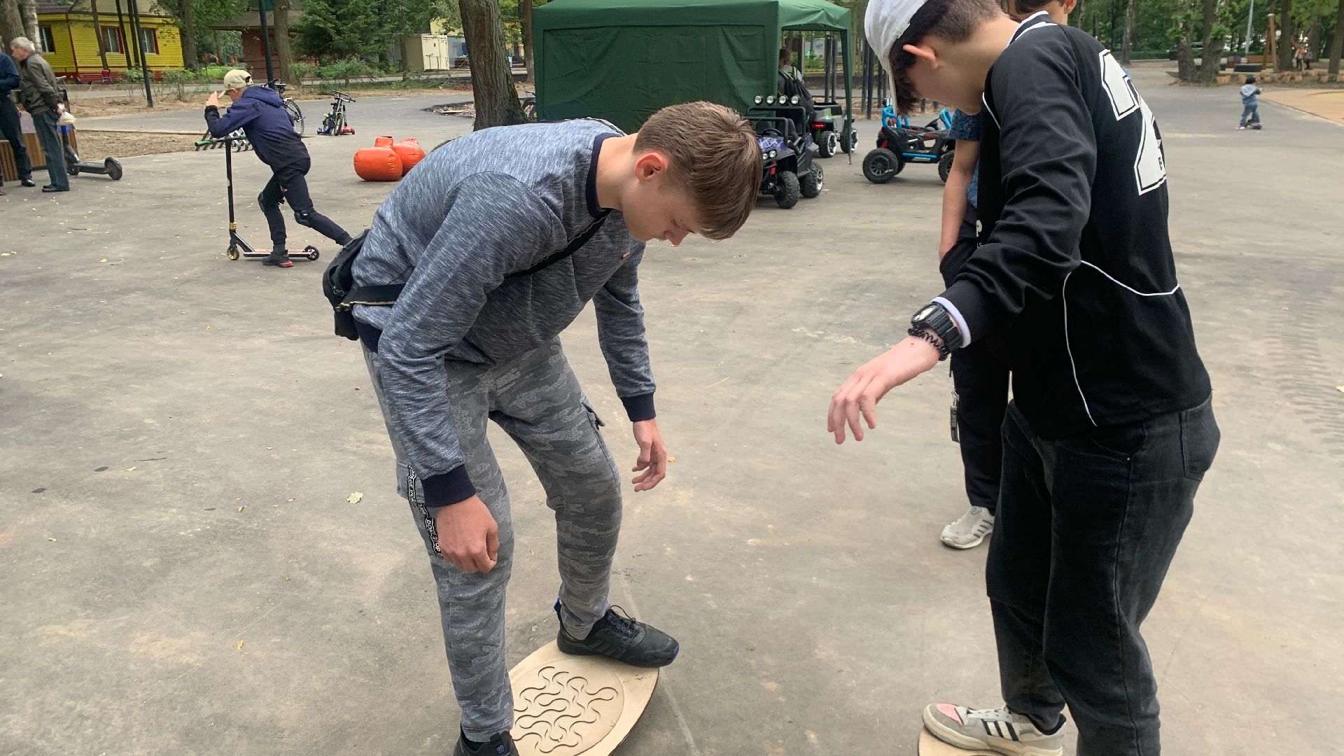 Ступино, парк островского, молодежное лето