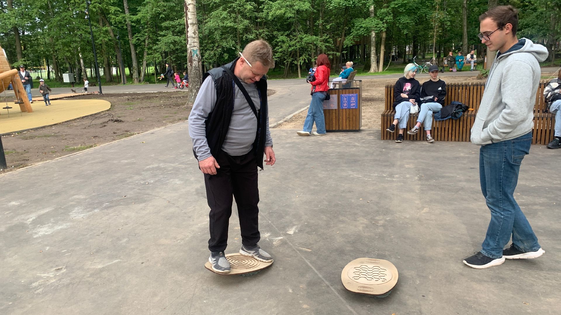 Ступино, парк островского, молодежное лето