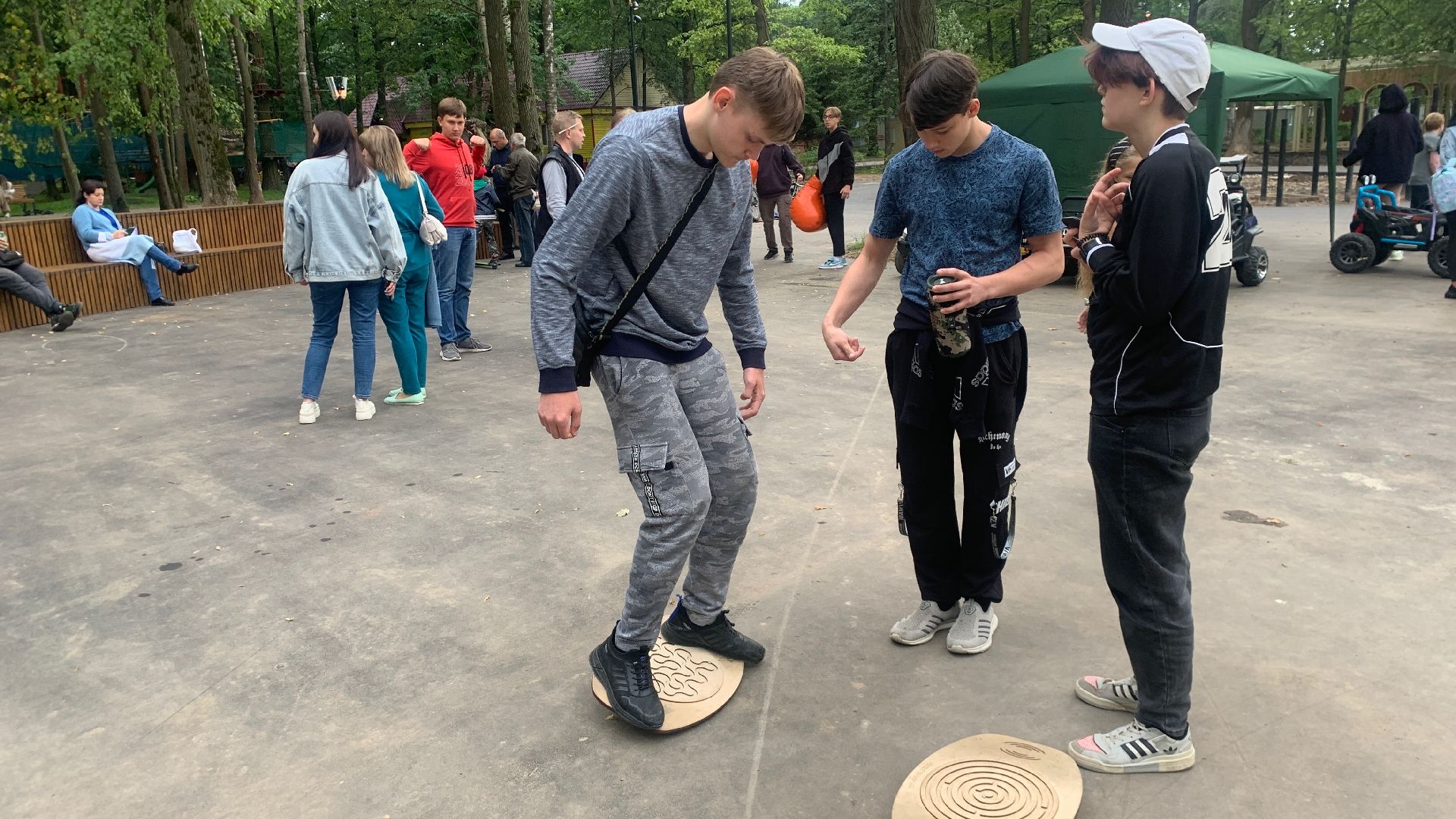 Ступино, парк островского, молодежное лето