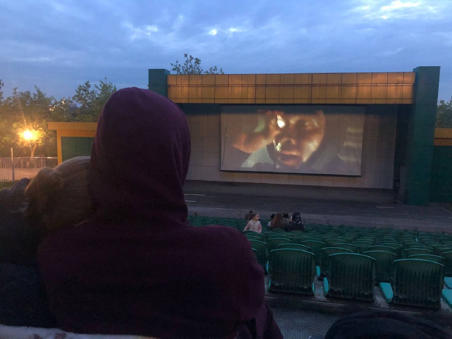 Подольск, кино, лето в Подмосковье, кинопоказ