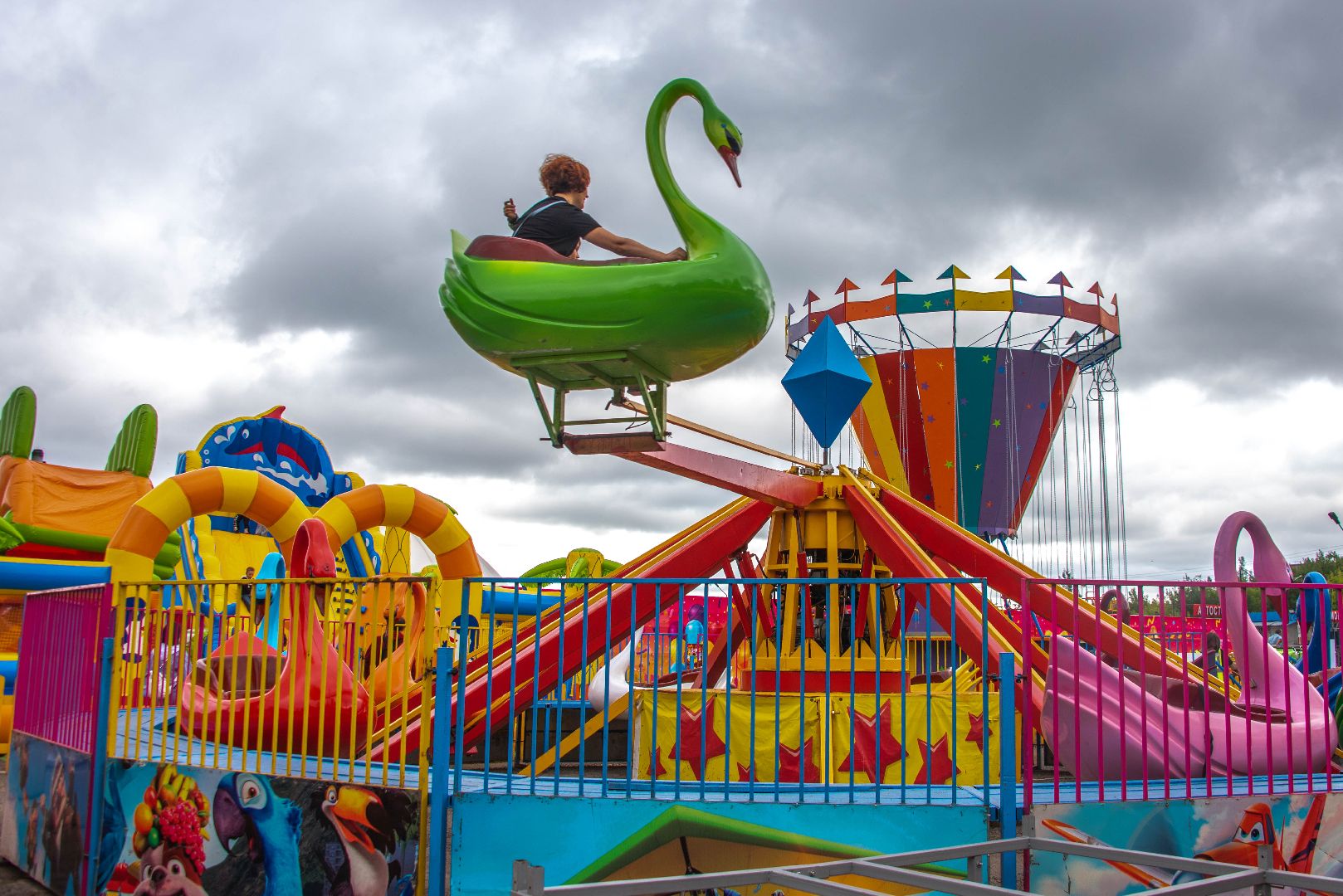 Балашиха, Подмосковье, парки аттракционов, дети, общество