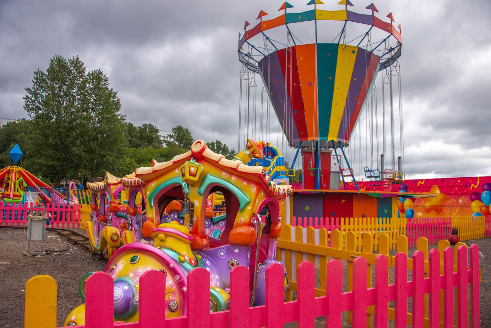 Балашиха, Подмосковье, парки аттракционов, дети, общество