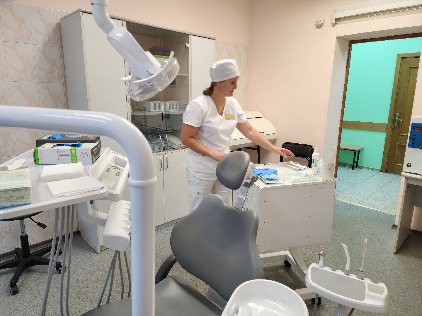 Раменское, медицина, Вялковская амбулатория, новое стоматологическое оборудование