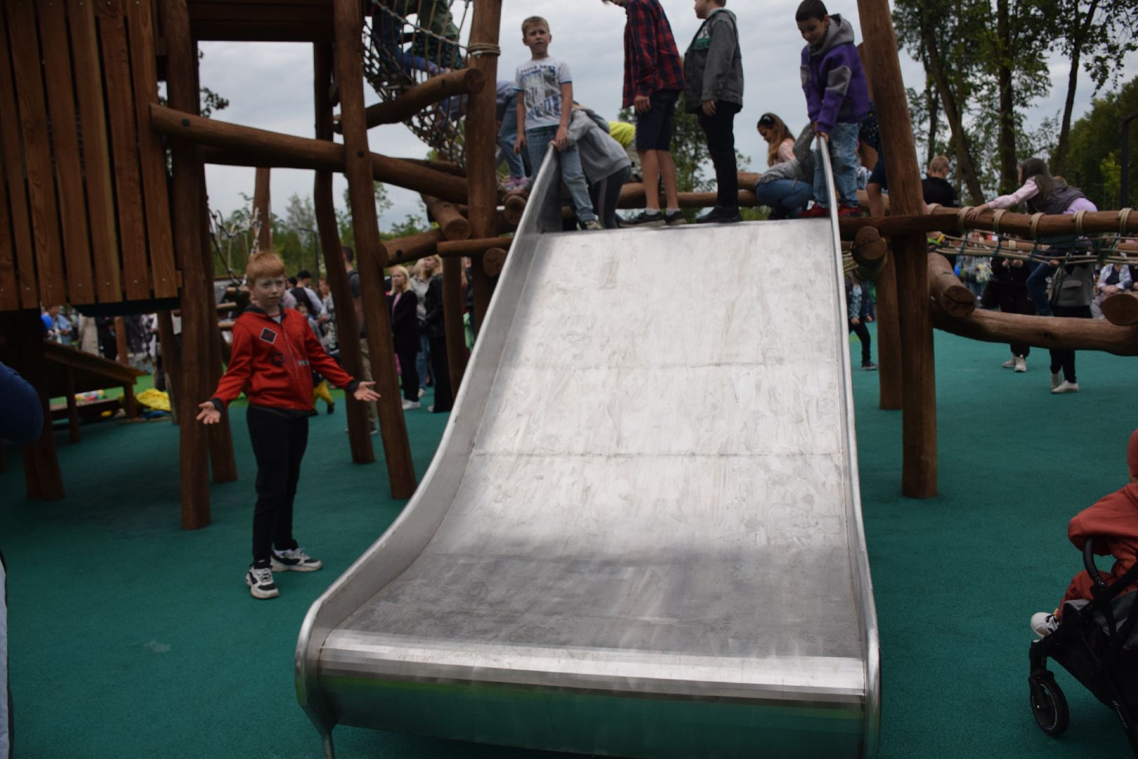 Павловский Посад, городской округ Павловский Посад, Дубрава, парк, благоустройство, дети, сквер, площадка, горка