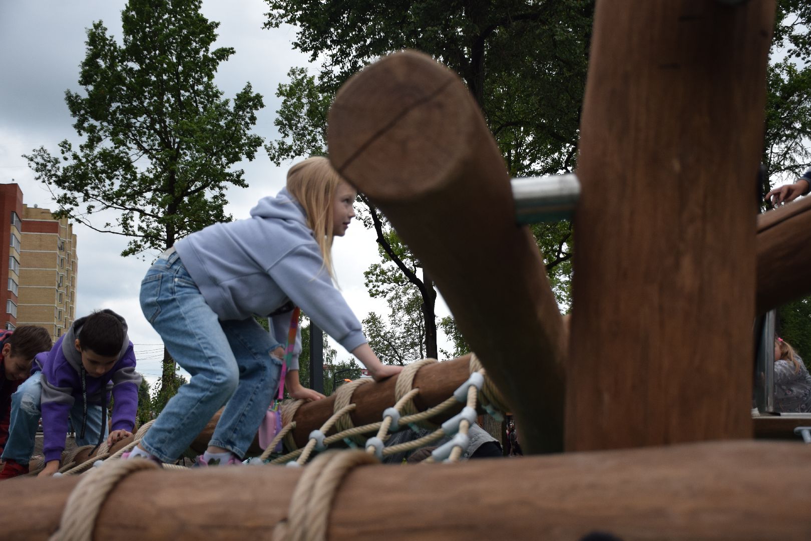 Павловский Посад, городской округ Павловский Посад, Дубрава, парк, благоустройство, дети, сквер, площадка, горка