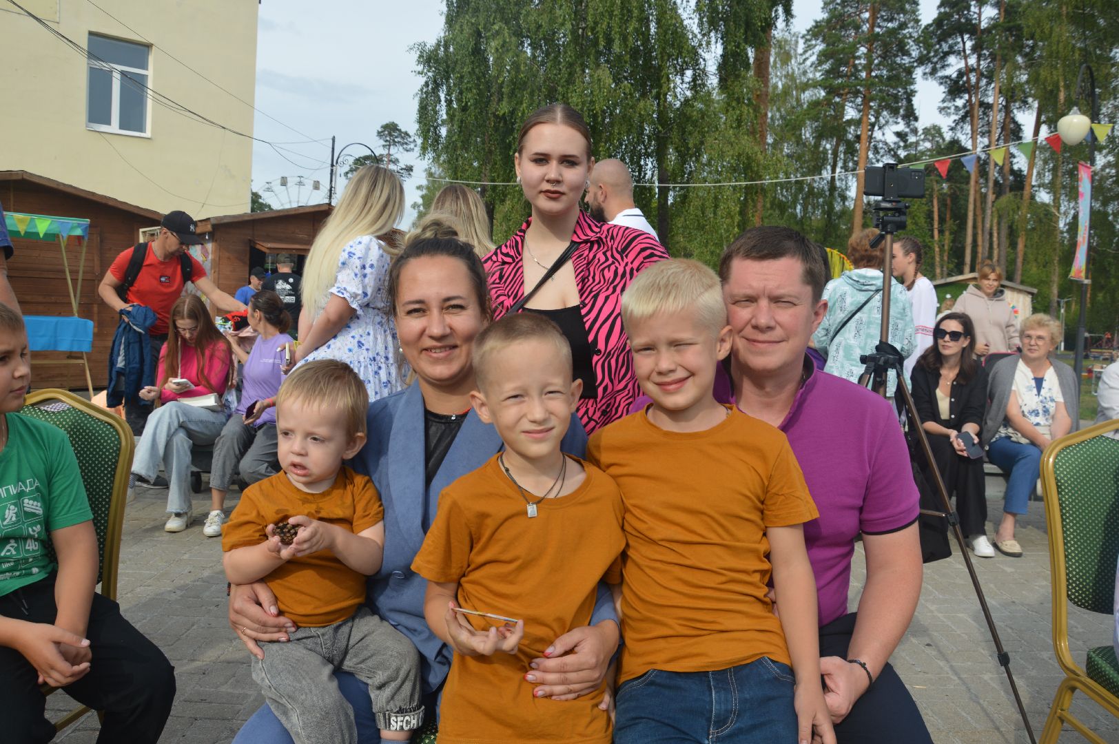 Шатура, центральный парк, День семьи любви и верности, Ирина Ваврик