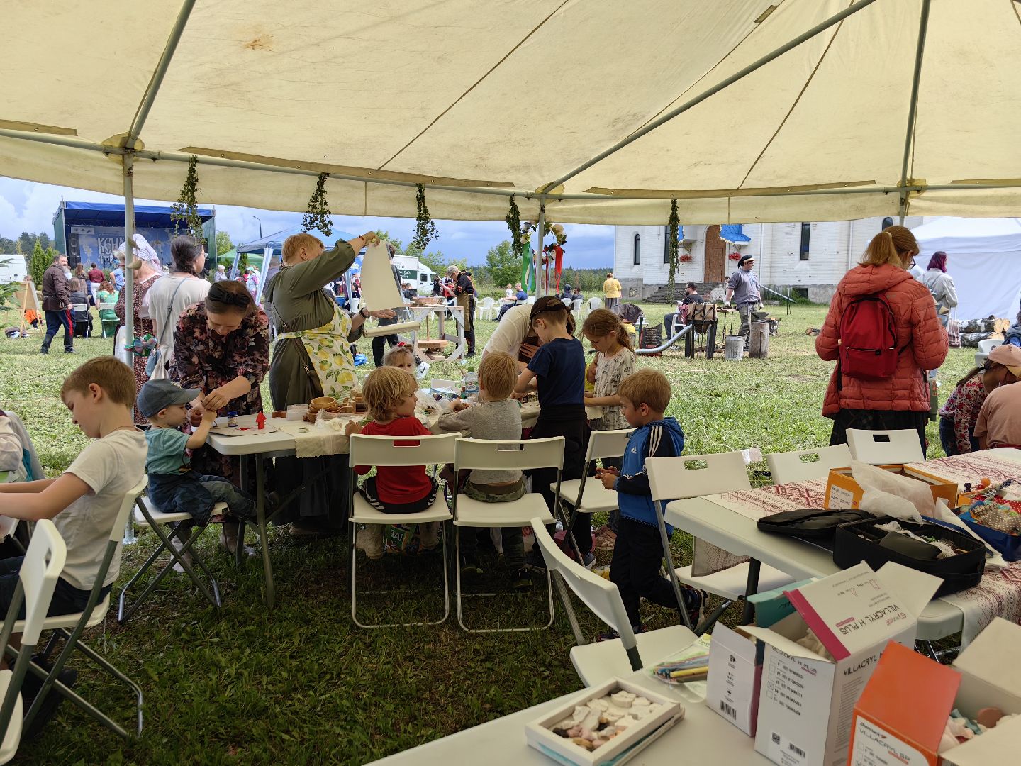 Аквагрим, фестиваль, семья, храм