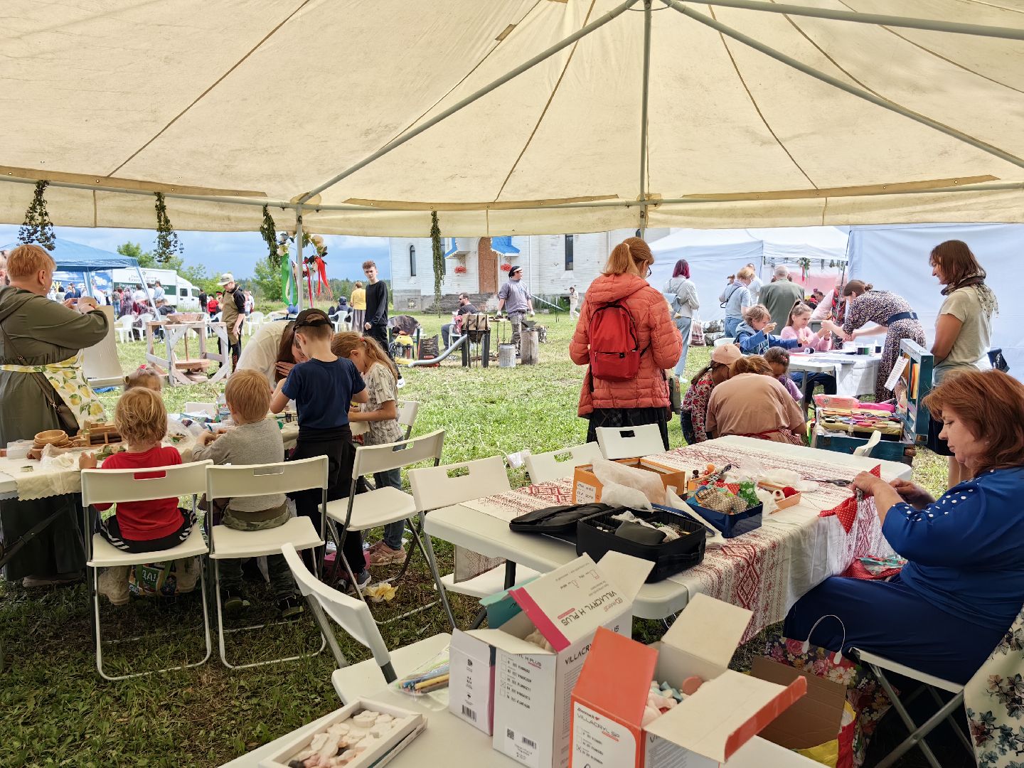 Аквагрим, фестиваль, семья, храм