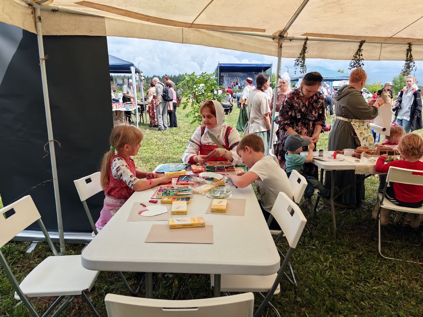 Аквагрим, фестиваль, семья, храм