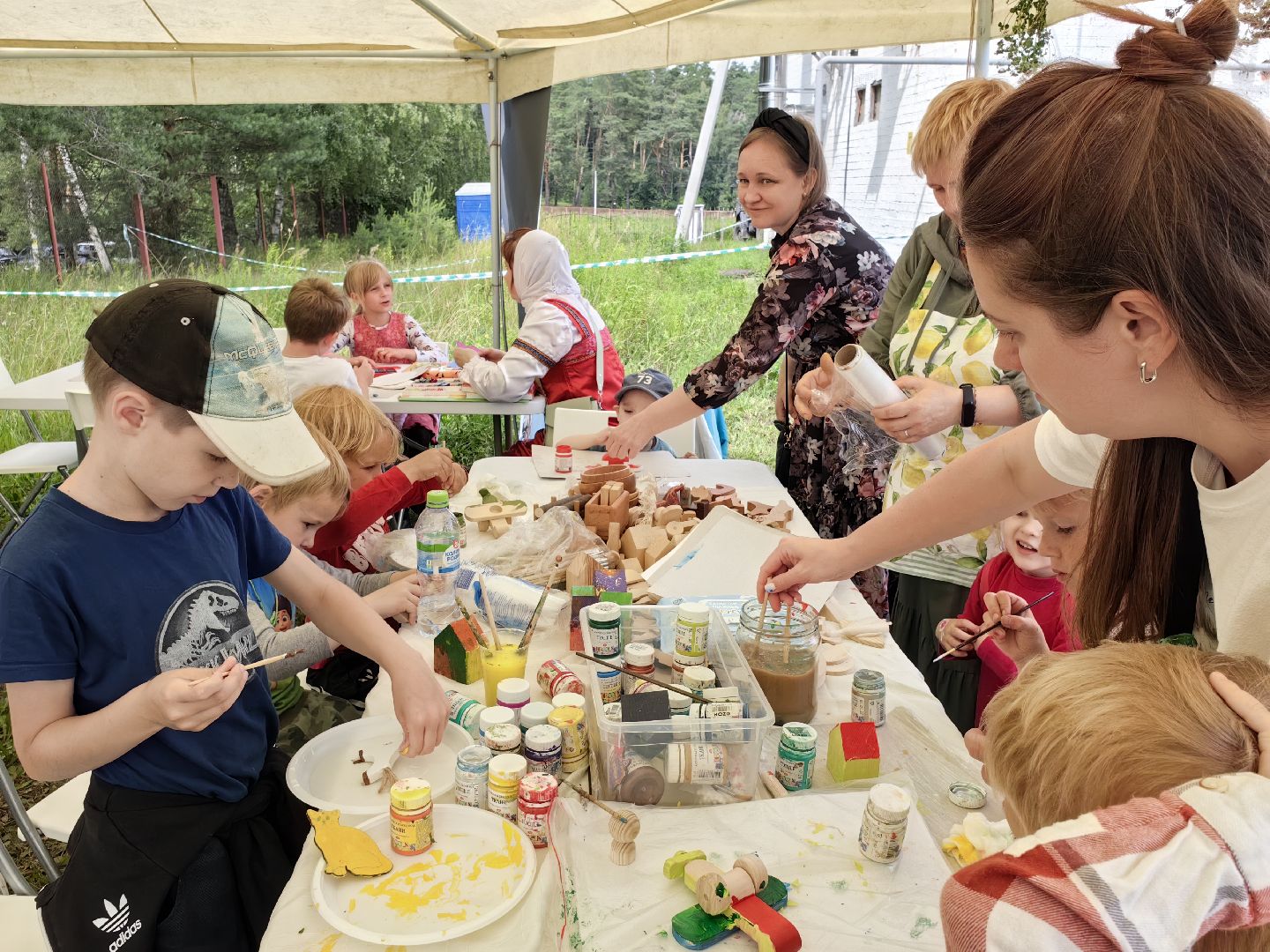 Аквагрим, фестиваль, семья, храм