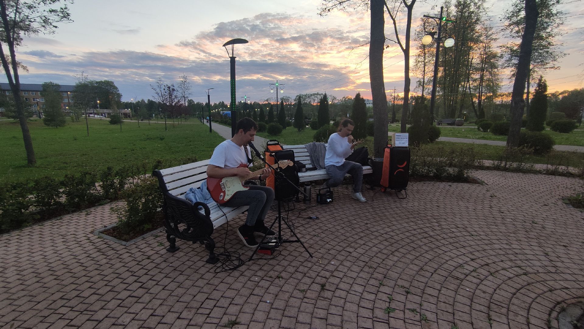 #Рошаль#парк#КрестовБрод#ночьвпарке#лето