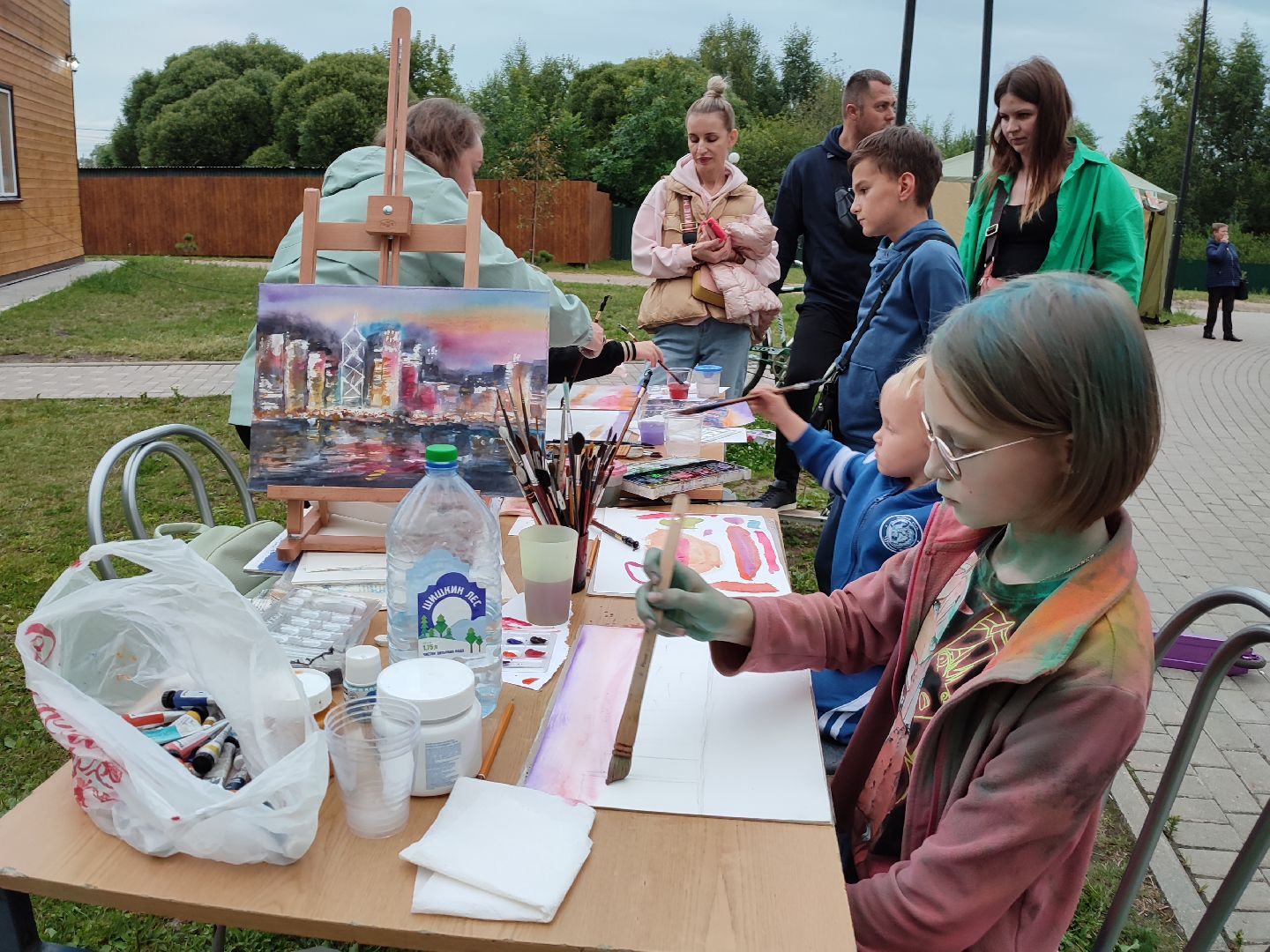 #рисунки, #мастер-класс, #дети, #живопись, #краски