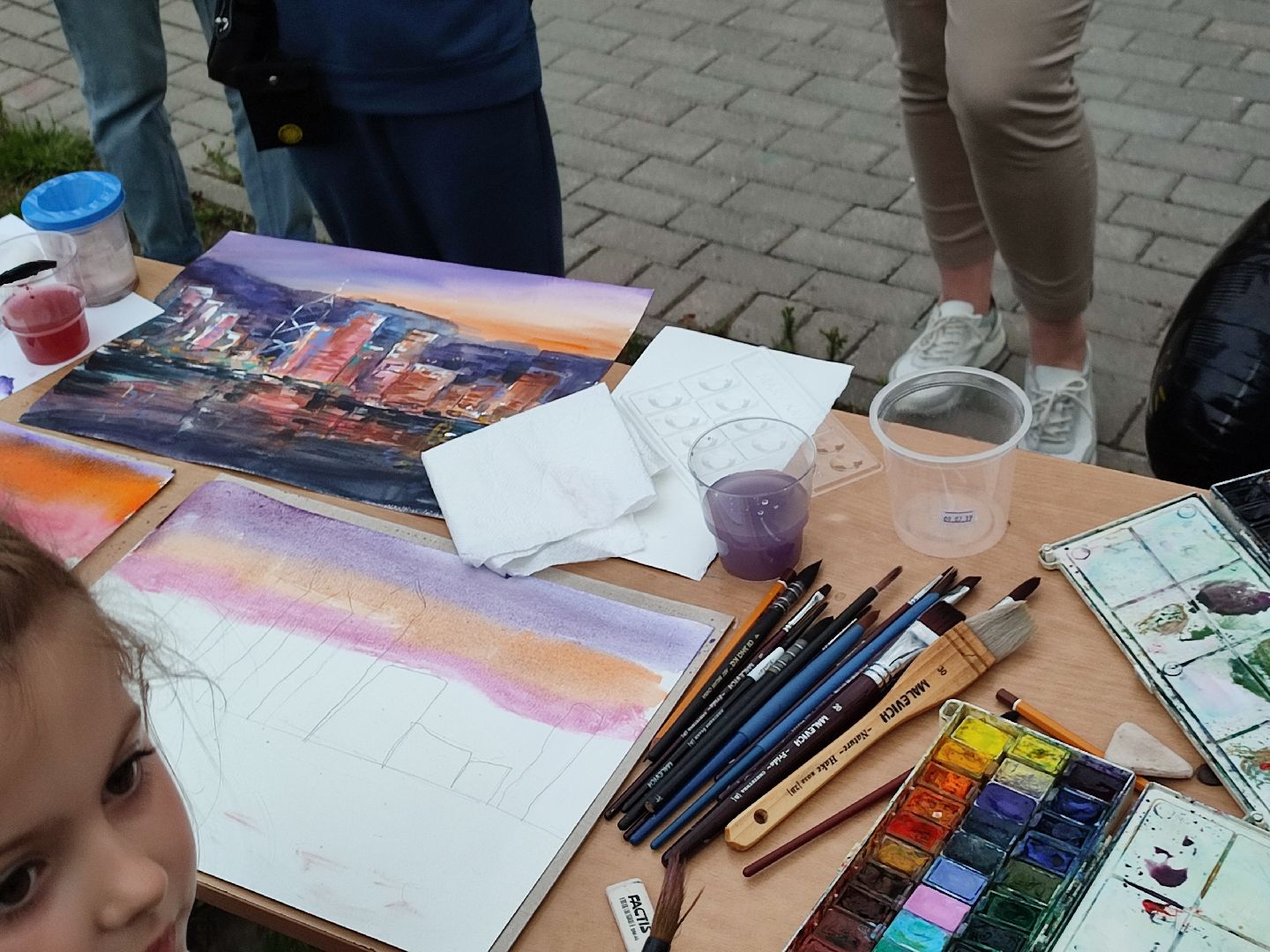 #рисунки, #мастер-класс, #дети, #живопись, #краски