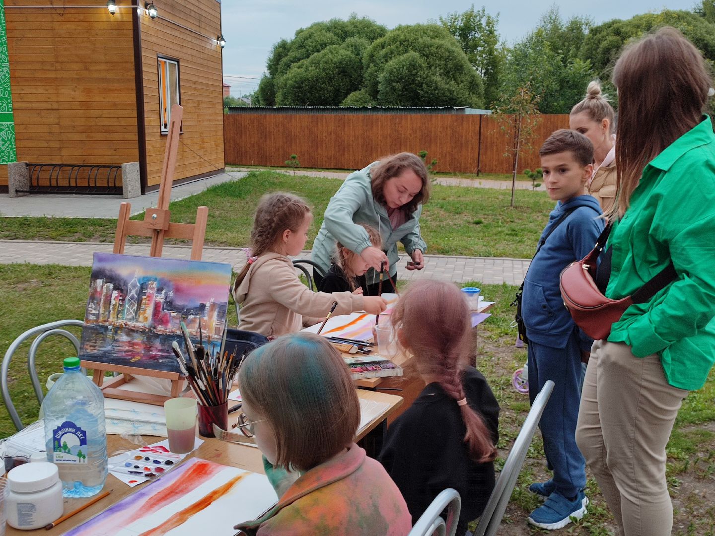 #рисунки, #мастер-класс, #дети, #живопись, #краски