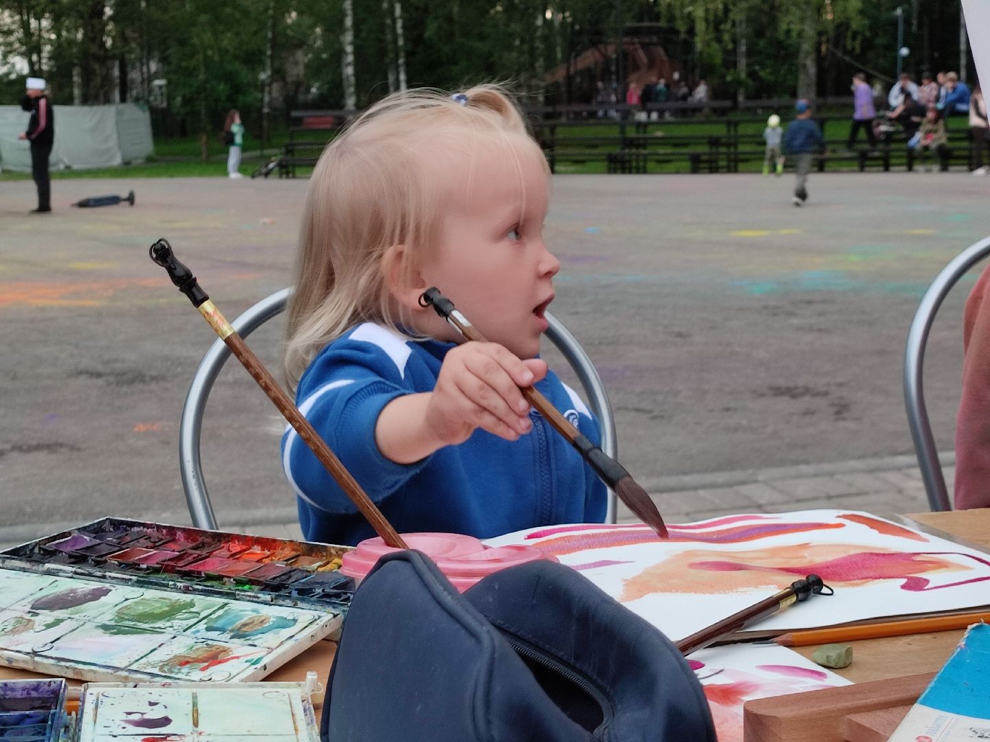 #рисунки, #мастер-класс, #дети, #живопись, #краски