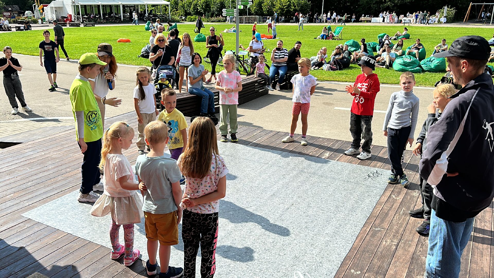 Одинцово, Ночь в парке, Подмосковье, Парки