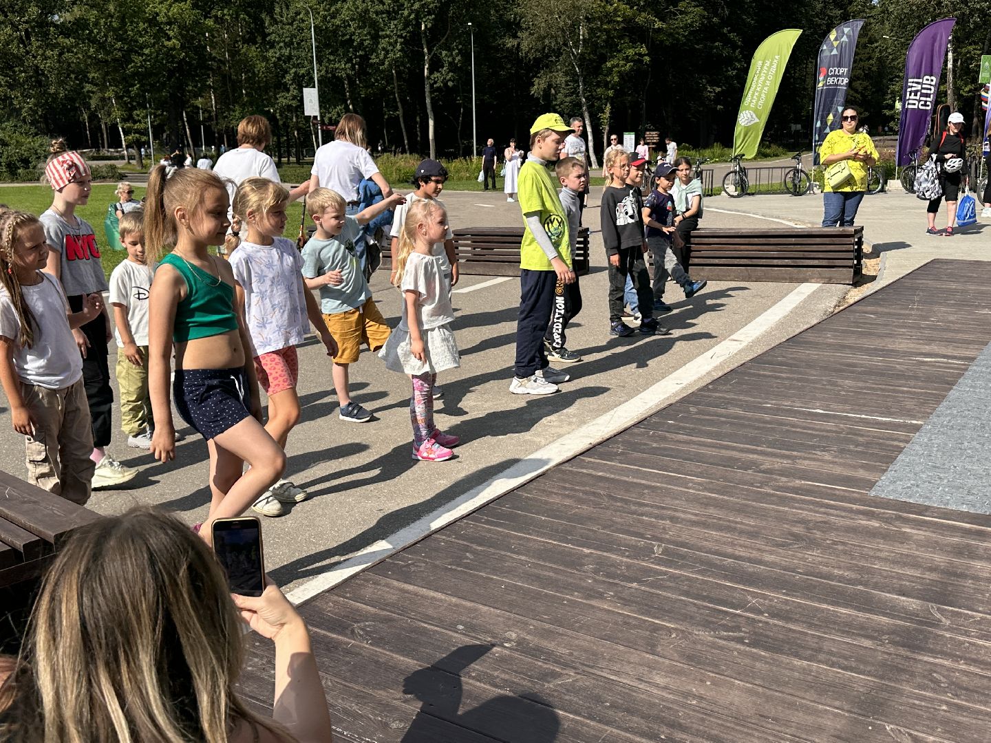 Одинцово, Ночь в парке, Подмосковье, Парки