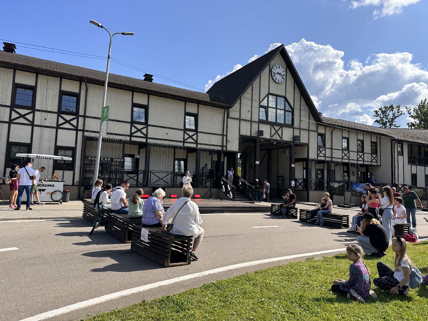 Одинцово, Ночь в парке, Подмосковье, Парки