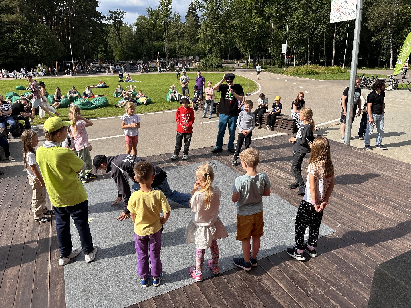 Одинцово, Ночь в парке, Подмосковье, Парки