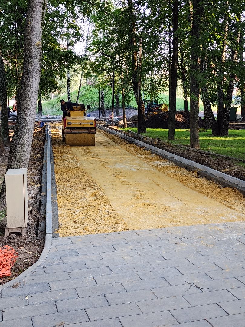 Долгопрудный, парки, реконструкция, Центральный парк, ЖКХ, благоустройство, плитка