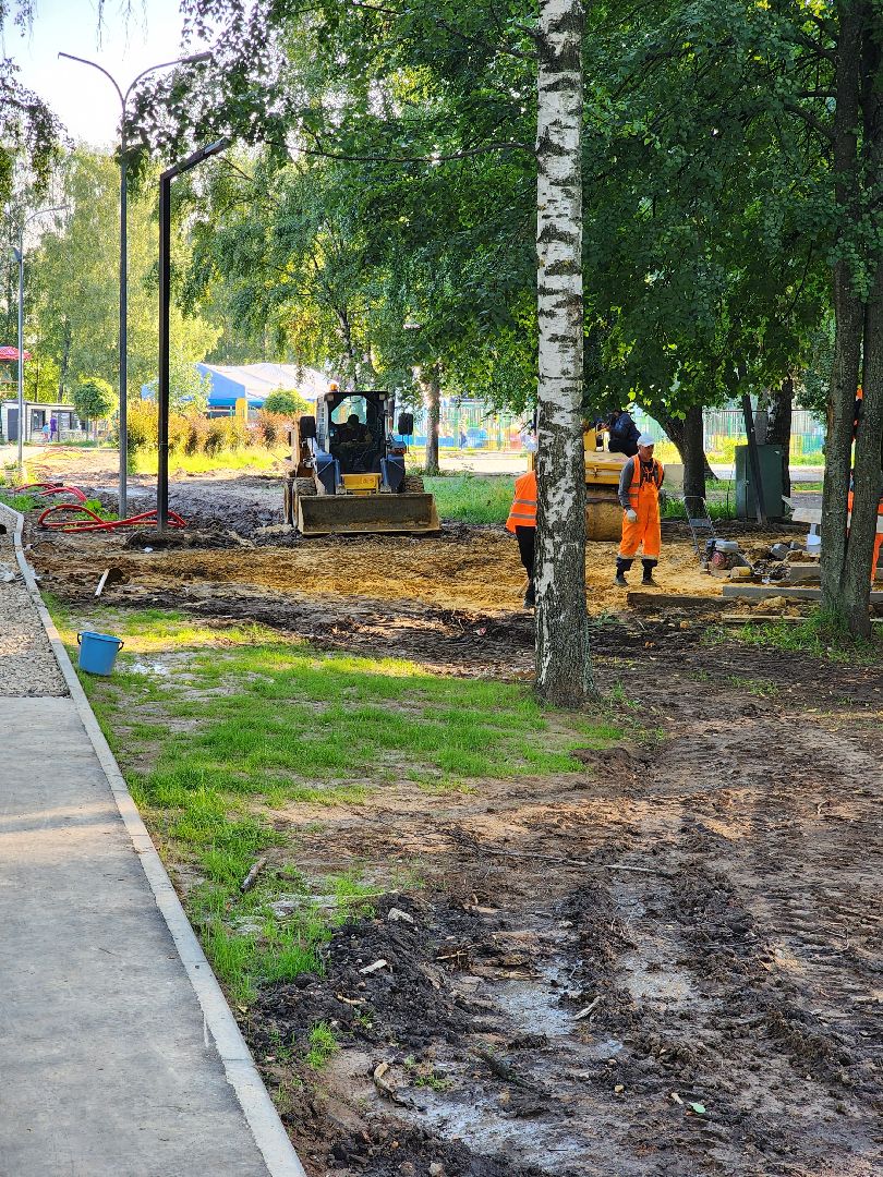 Долгопрудный, парки, реконструкция, Центральный парк, ЖКХ, благоустройство, плитка