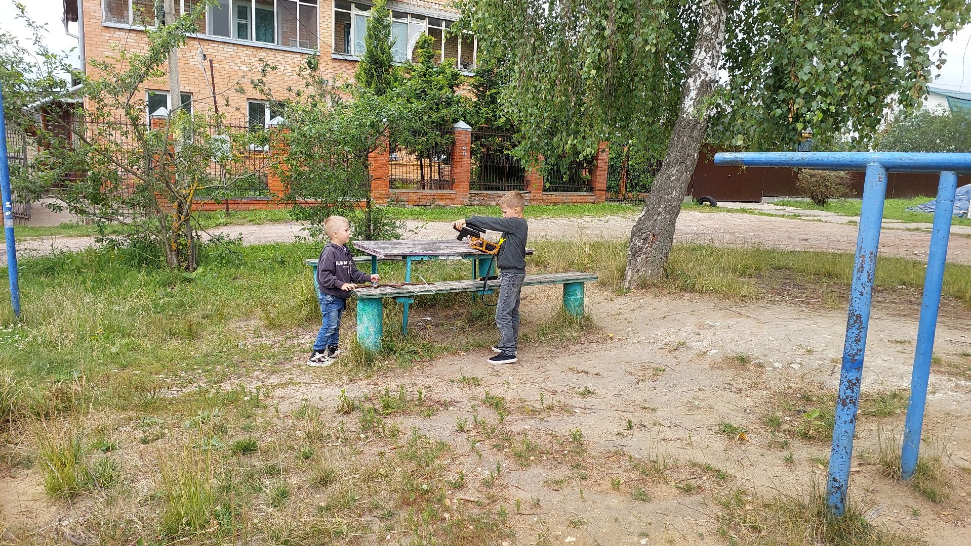 доброе дело, дети, двор, детский спорт, серпухов, глазово,