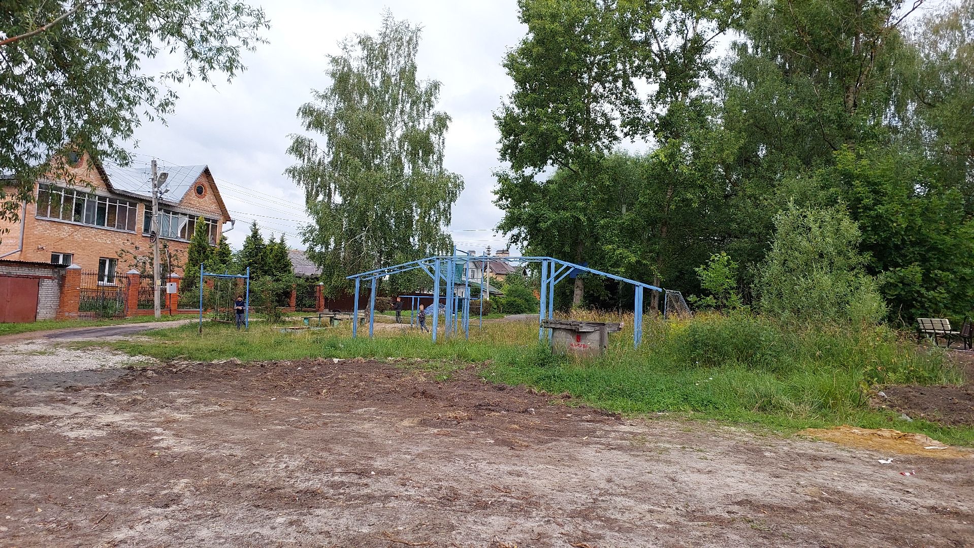 доброе дело, дети, двор, детский спорт, серпухов, глазово,