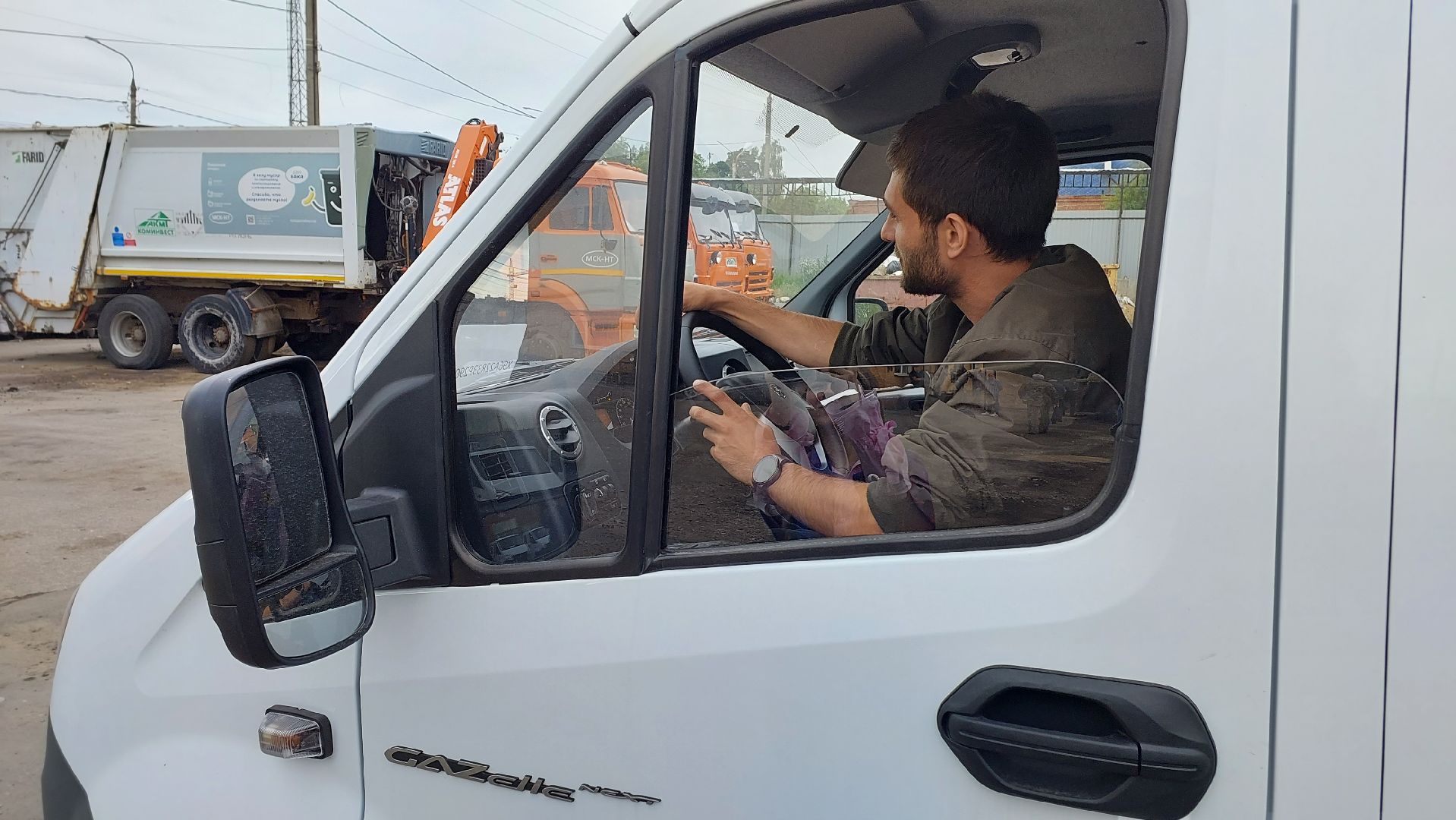 водитель, газели, новые машины, комбинат благоустройства, серпухов,