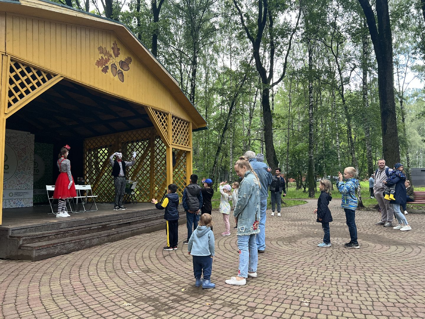 Химки, парк, Ночь в парке, дети, Лето в Подмосковье