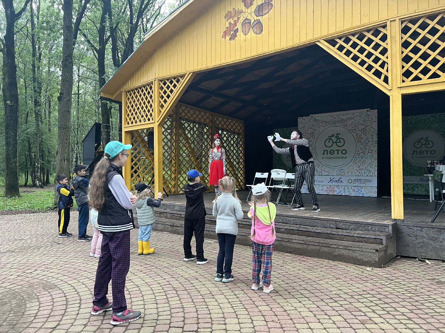 Химки, парк, Ночь в парке, дети, Лето в Подмосковье