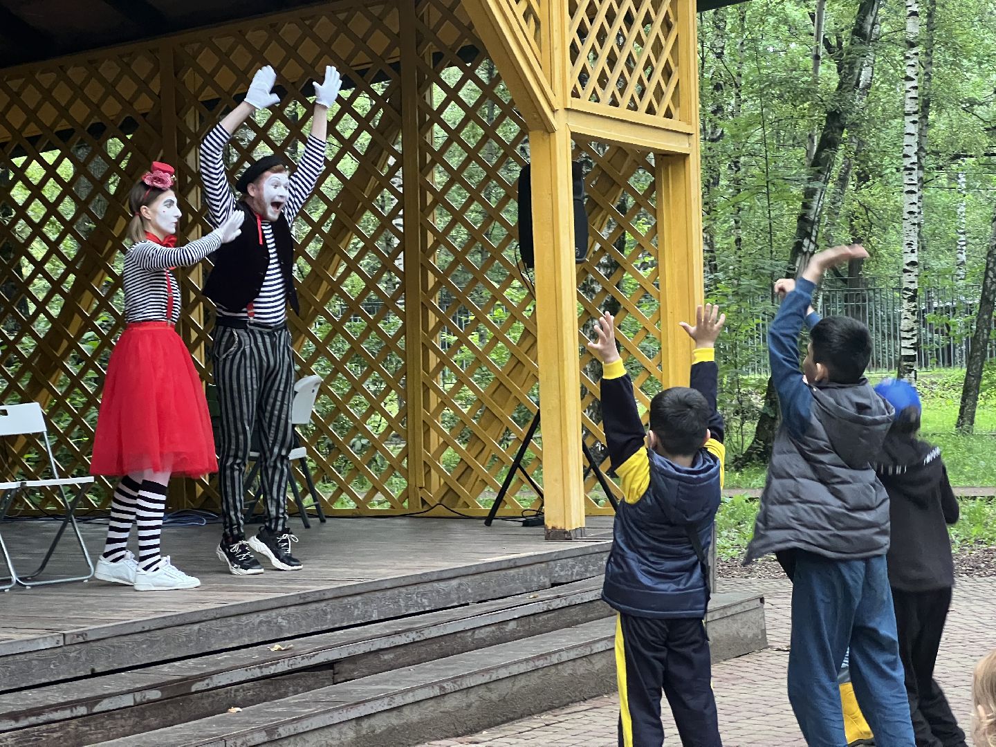 Химки, парк, Ночь в парке, дети, Лето в Подмосковье