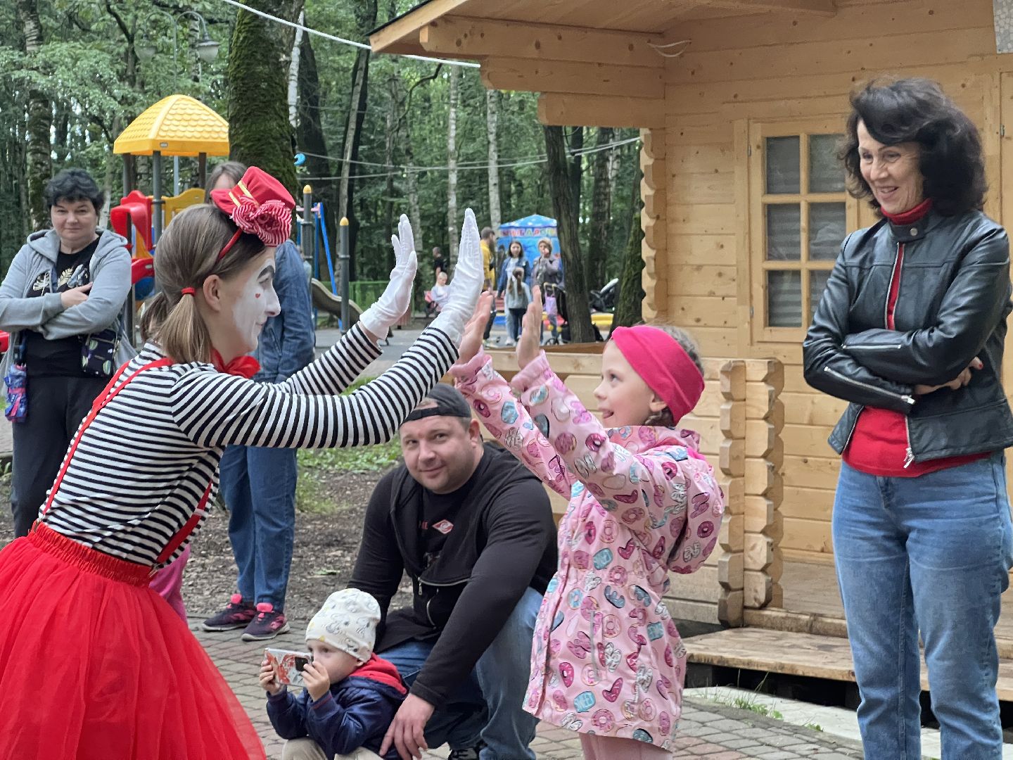 Химки, парк, Ночь в парке, дети, Лето в Подмосковье