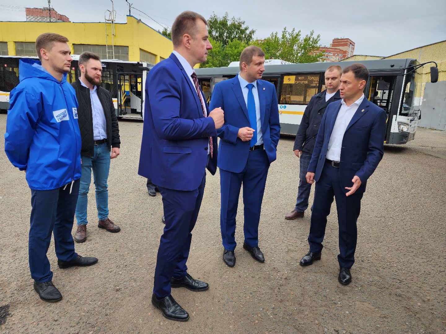 Раменское, транспорт, врип главы округа ознакомился с работой автотранспортного предприятия