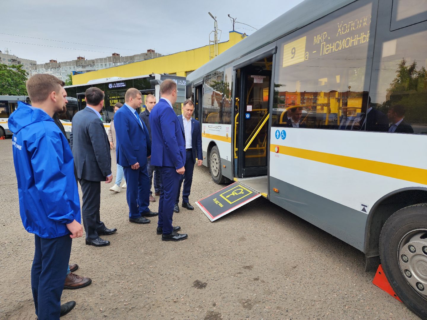 Раменское, транспорт, врип главы округа ознакомился с работой автотранспортного предприятия