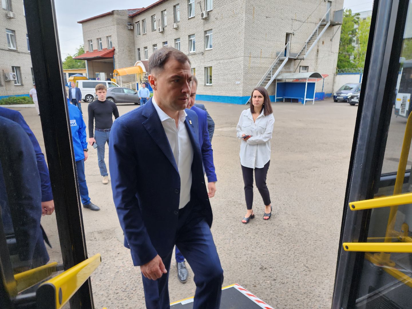 Раменское, транспорт, врип главы округа ознакомился с работой автотранспортного предприятия