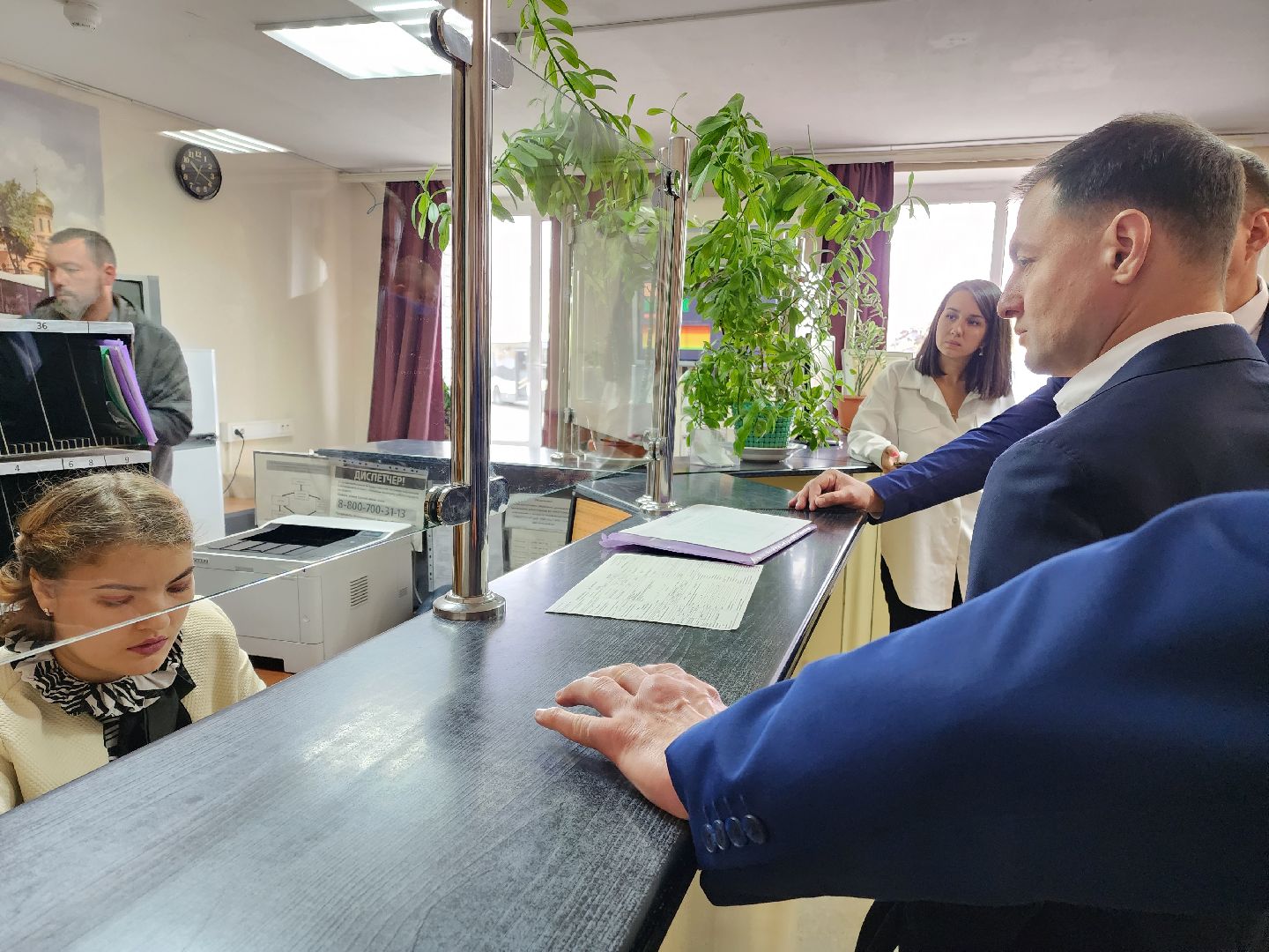 Раменское, транспорт, врип главы округа ознакомился с работой автотранспортного предприятия