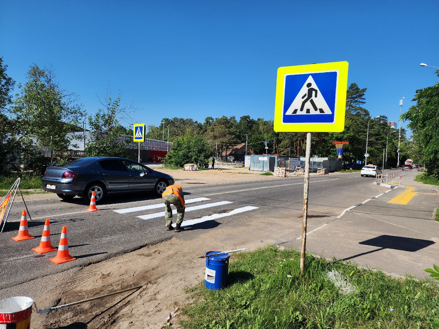 дороги, зебра, пешеходный переход, серпухов, стадион спартак,