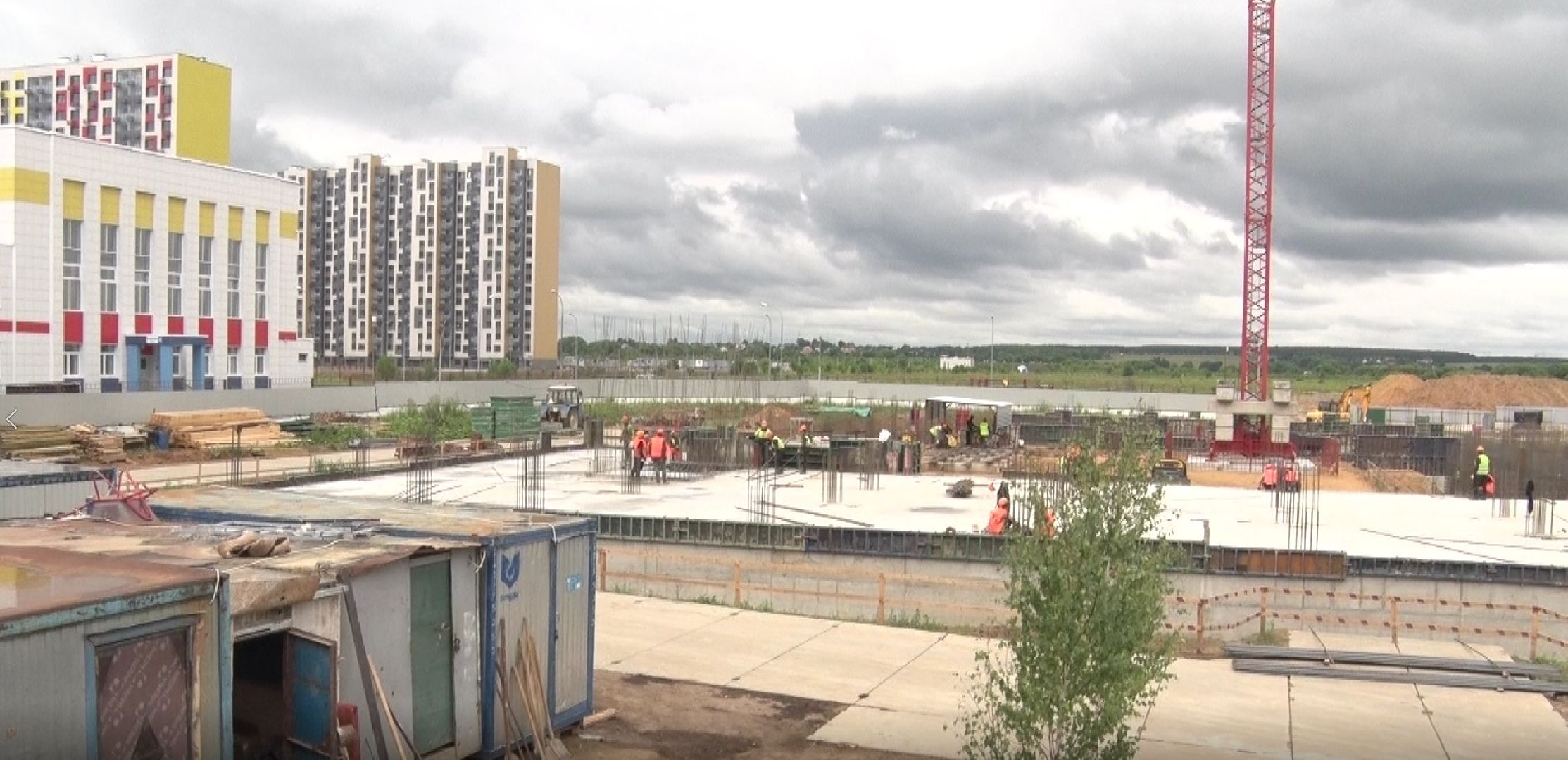 строительство, школа, Домодедово